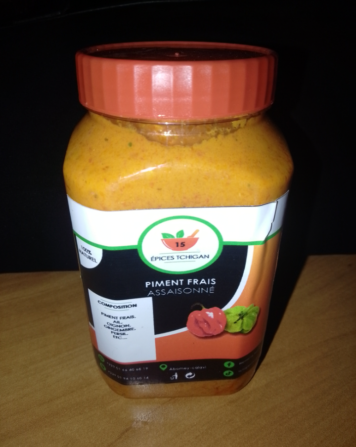 Piment rouge assaisoné